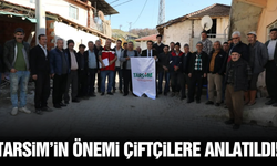 Demirci'de TARSİM bilgilendirme toplantısı yapıldı!