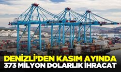 Denizli'de Kasım ayı ihracat rakamları açıklandı