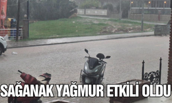 Didim'de sağanak yağmur hayatı olumsuz etkiledi