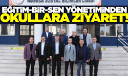 Eğitim-Bir-Sen yönetimi, üç okulda sorunları yerinde dinledi