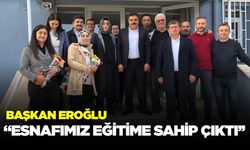 Başkan Emrah Eroğlu’ndan Esnafa Eğitime Destek Teşekkürü
