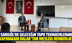 Kaymakam Halil Dalak, geleceğin tapu teknikerleriyle bir araya geldi