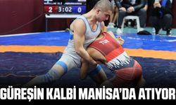 Genç güreşçiler Manisa'da mindere çıkıyor