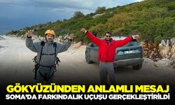 Soma'da Dünya Engelliler Günü İçin Farkındalık Uçuşu Gerçekleştirildi