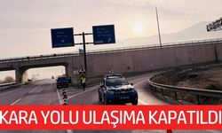 Kara yolu ulaşıma kapatıldı!