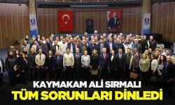 Kaymakam Ali Sırmalı sorunları yerinde dinledi