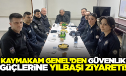 Kaymakam Genel’den Emniyet ve Jandarmaya Yılbaşı Ziyareti