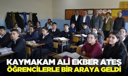 Kaymakam Ateş, öğrencilerle buluştu!