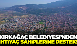 Kırkağaç'ta ihtiyaç sahibi ailelere kış desteği!