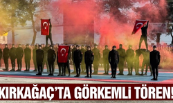 Kırkağaç'ta Uzman Erbaşlar coşkulu törenle mezun oldu!