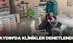 Aydın'da veteriner klinikleri denetlendi