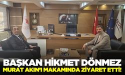 Başkan Dönmez, TKDK Koordinatörünü ziyaret etti