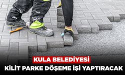 Kula Belediyesi Kilit Parke Döşeme İşi Yaptıracak