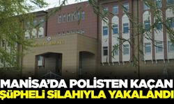 Manisa Adliyesi önünde hareketli dakikalar: Polisten kaçan şüpheli silahıyla yakalandı