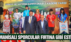 Türkiye Oryantiring Şampiyonası'na Manisalı sporcular damga vurdu!