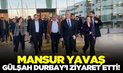 Yavaş'tan Durbay'a Geçmiş Olsun Ziyareti