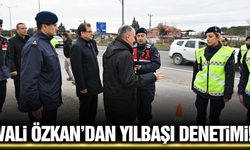 Manisa Valisi Özkan'dan saha denetimi: Yılbaşı tedbirlerini yerinde inceledi