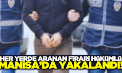 Manisa'da aranan firari hükümlü yakalandı