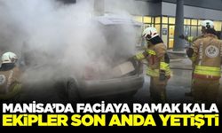 Akaryakıt İstasyonunda Korkutan Araç Yangını: İtfaiye Facianın Önüne Geçti