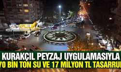 Manisa’da kurakçıl peyzajla 70 bin ton su tasarrufu!