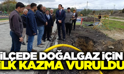 Manisa'nın ilçesinde doğalgaz çalışmaları başladı!