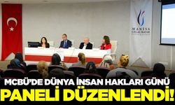 Manisa'da "İnsan Hakları" konulu panel düzenlendi