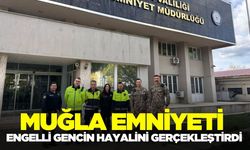 Ege'de engelli gencin hayalini gerçekleşti