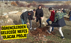 Geleceğe nefes olacak fidanlar toprakla buluştu