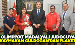 Kaymakam Güldoğan, Milli judocuyu makamında ağırladı