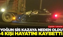 Otomobil tıra arkadan çarptı: 4 kişi hayatını kaybetti