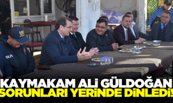 Kaymakam Güldoğan vatandaşlarla bir araya geldi