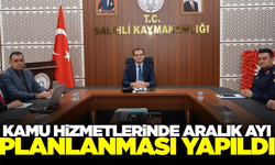 Salihli'de Aralık ayı kamu yatırımları masaya yatırıldı