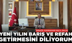Sarıgöl Kaymakamı Halil Dalak'tan Yeni Yıl mesajı