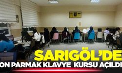Sarıgöl'de 10 parmak klavye kursu açıldı