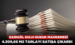 Sarıgöl Sulh Hukuk Mahkemesi 4.309,66 m2 Tarlayı Satışa Çıkardı