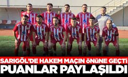 Sarıgöllü gençler hakem katliamından 1 puanla çıktı