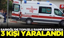 Sarıgöl'de korkutan kaza! 3 yaralı