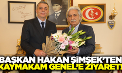 Şehzadeler Belediye Başkanı Şimşek'ten Kaymakam Genel'e ziyaret!
