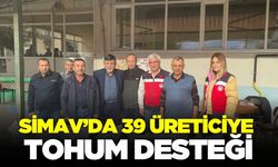 Simav’da üreticilere yem bezelyesi tohumu desteği