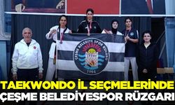 Çeşme Belediyesporlu sporcular, performanslarıyla kürsüyü boş bırakmadı