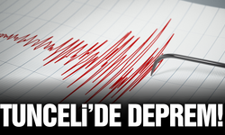 Tunceli'de korkutan deprem!