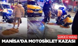 Alaşehir'de motosiklet kazası: 1 yaralı