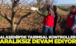 Alaşehir'de tarım sahalarında çalışmalar sürüyor