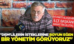 Bahattin Ulutaş Alaşehir’in kanayan yarasını işaret etti