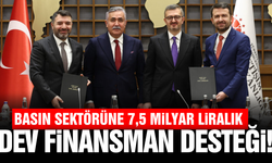 Basın sektörüne dev finansman desteği!