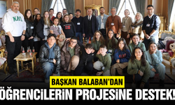 Başkan Balaban’dan AB destekli Uluslararası eğitim projesine destek