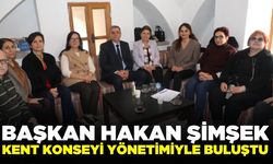 Başkan Hakan Şimşek’ten Kent Konseyi’ne ziyaret