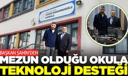 Başkan Şahin’den Mezun Olduğu Okula Vefa