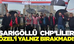 Sarıgöl CHP teşkilatı genel başkanına destek oluyor