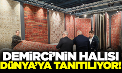 Demirci halıları Uluslararası Fuarda büyük ilgi gördü!